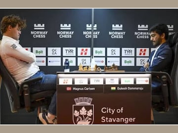 ഡി. ഗുകേഷ്, മാഗ്നസ് കാൾസൻ