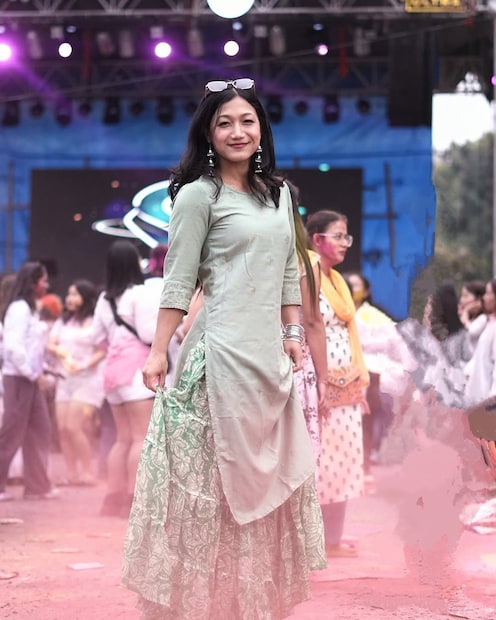 Hillang Yajik makes history with gold and silver medal at South Asian bodybuilding championship