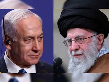 ബെഞ്ചമിൻ നെതന്യാഹു, ആയത്തുള്ള അലി ഖമനയി (Image: AP)