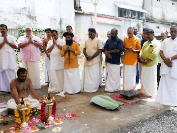 ക്ഷേത്രത്തിന്റെ ബാലാലയ പ്രതിഷ്ഠാ പൂജ