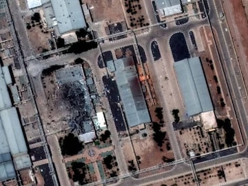 മധ്യ ഇറാനിലെ ഇസ്ഫഹാൻ ആണവ സമ്പുഷ്ടീകരണ കേന്ദ്രത്തിന്റെ ഉപഗ്രഹ ചിത്രം (AFP)