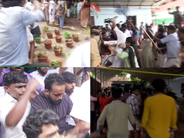 സ്കൂളിന് മുന്നിലെ സംഘർഷം