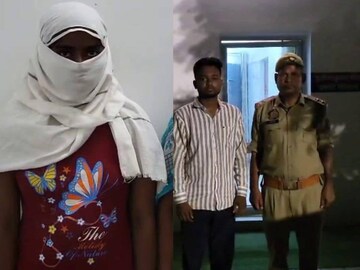 കഹ്കാഷ ബാനോ (19), മുഹമ്മദ് കൈഫ് (25) എന്നിവരാണ് അറസ്റ്റിലായത് (News18Hindi) കഹ്കാഷ ബാനോ (19), മുഹമ്മദ് കൈഫ് (25) എന്നിവരാണ് അറസ്റ്റിലായത് (News18Hindi)