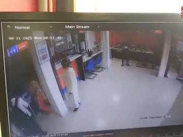 കവർച്ചയുടെ സിസിടിവി ദൃശ്യം