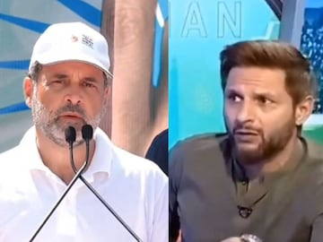 രാഹുൽ ഗാന്ധി,  ഷാഹിദ് അഫ്രീദി 