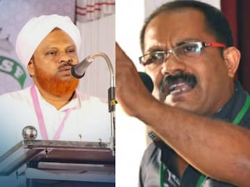 ഹമീദ് ഫൈസി അമ്പലക്കടവ്, കെ എം ഷാജി ഹമീദ് ഫൈസി അമ്പലക്കടവ്, കെ എം ഷാജി