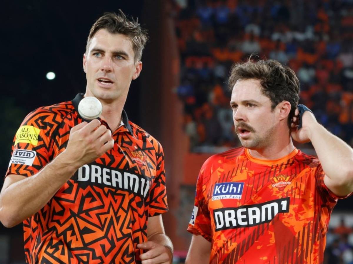 പാറ്റ് കമ്മിൻസും ട്രാവിസ് ഹെഡ്ഡും (BCCI Photo)