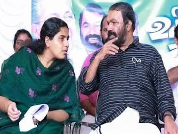 വി. ശിവൻകുട്ടിയും ആര്യ രാജേന്ദ്രനും