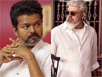 ടി.വി.കെ വിജയ്, അജിത് ടി.വി.കെ വിജയ്, അജിത്