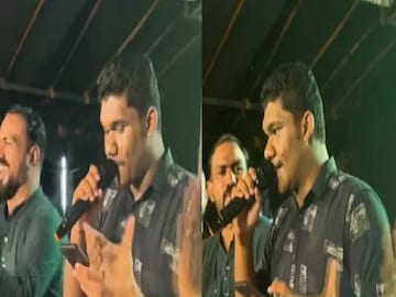 'പോറ്റിയെ കേറ്റിയെ' ​പാട്ട് പാടിയ ഡാനിഷ് മുഹമ്മദ് 