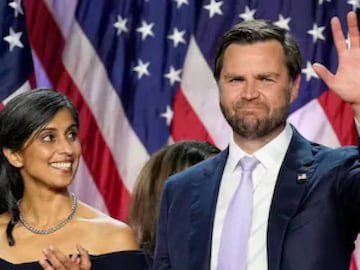 ജെ.ഡി. വാൻസും ഭാര്യ ഉഷയും ജെ.ഡി. വാൻസും ഭാര്യ ഉഷയും