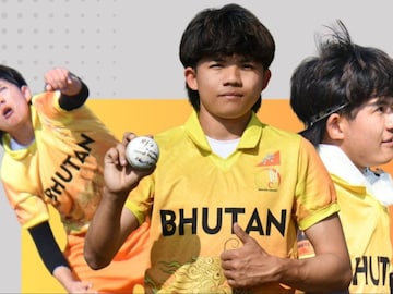 ഭൂട്ടാന്റെ ഇടംകയ്യൻ സ്പിന്നർ സോനം യെഷെ ഭൂട്ടാന്റെ ഇടംകയ്യൻ സ്പിന്നർ സോനം യെഷെ