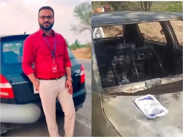 ഗണേഷ് ചവാൻ, കത്തിനശിച്ച കാർ