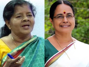 ജെ മേഴ്സിക്കുട്ടിയമ്മ, പി ഐഷാ പോറ്റി