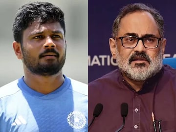 സഞ്ജു സാംസൺ, രാജീവ് ചന്ദ്രശേഖർ