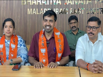 പി അരുണും പ്രവർത്തകരുമാണ് ബിജെപിയിൽ ചേർന്നത്